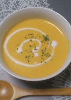 お豆腐で濃厚☆ヘルシー人参のポタージュ-レシピのメイン写真