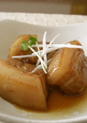 はちみつ入り豚バラの角煮（すき焼きタレ）-レシピのメイン写真