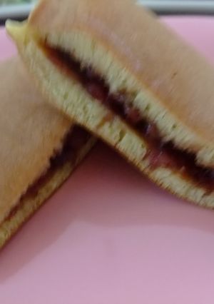 ♪厚焼きクレープdeどら焼き♪-レシピのメイン写真