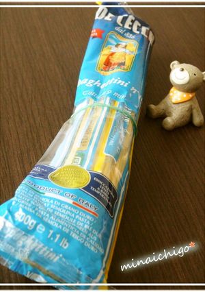 パスタの保存(袋の切り方)-レシピのメイン写真