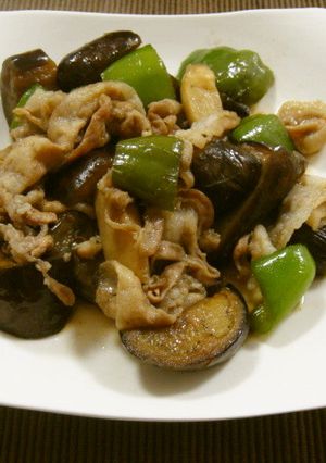 茄子とピーマンと豚肉の炒め物★-レシピのメイン写真