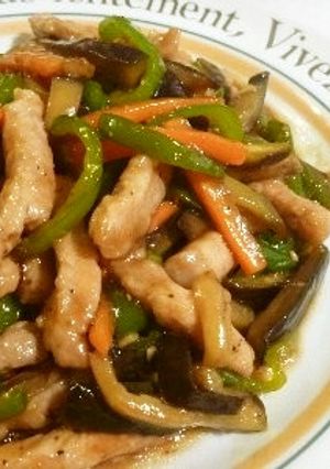 *豚肉で竹の子なしのチンジャオロース*-レシピのメイン写真