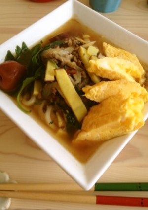 しそのおうどん-レシピのメイン写真
