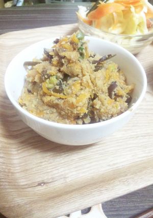 玉ねぎたっぷりおから煮-レシピのメイン写真