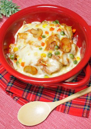 ☆コロコロ新じゃがのトマケチャチ~ズ焼き-レシピのメイン写真