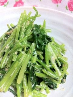 超簡単..丼で.1分30秒.三つ葉サラダ-レシピのメイン写真