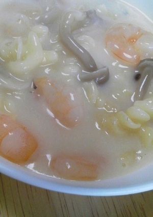 エビとシメジのふわとろハスタ-レシピのメイン写真