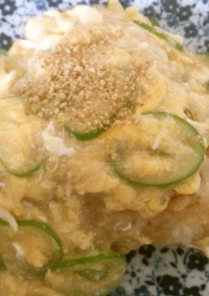 *☆焼おにぎりの和風卵あんかけ☆*-レシピのメイン写真