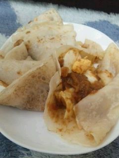 カレー巻きクレープ-レシピのメイン写真
