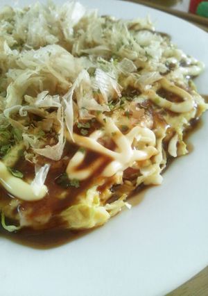 レンジでチンｯ 豆腐でお好み焼き☆-レシピのメイン写真