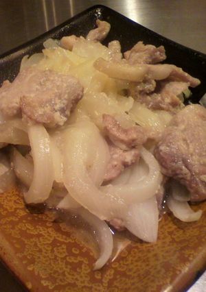 新玉ねぎと豚肉の蒸し煮-レシピのメイン写真