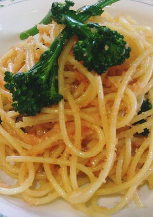 明太子パスタ☆茎ブロッコリー入り-レシピのメイン写真