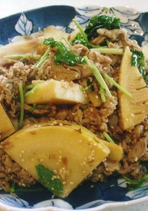 筍と豚肉のおかか醤油炒め-レシピのメイン写真
