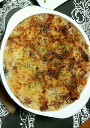 モツ煮リメイク！味噌トマトドリア☆-レシピのメイン写真