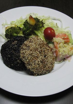 ごまバーグ-レシピのメイン写真