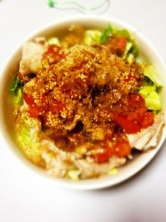 ゴマたっぷり冷しゃぶサラダ-レシピのメイン写真