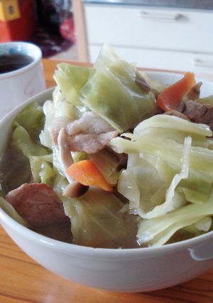 ダンナさんのどっさり!野菜らーめん♡-レシピのメイン写真