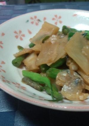 いんげんとたけのこのオイスター炒め-レシピのメイン写真