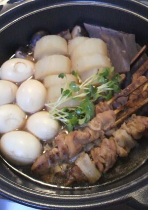 焼き鳥の残りで！美味しいおでん！-レシピのメイン写真