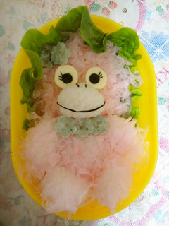 キャラ弁 ふわふわベビーココ-レシピのメイン写真