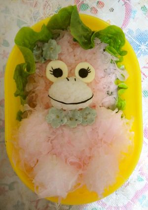 キャラ弁 ふわふわベビーココ-レシピのメイン写真