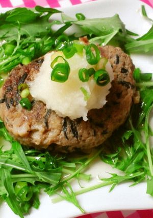 おろし塩ぽんde和風塩麹ハンバーグ♪-レシピのメイン写真