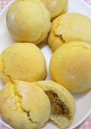 胡麻と胡桃の味噌餡まんじゅう風スコーン-レシピのメイン写真