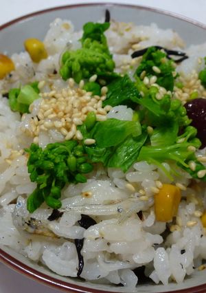 まめっこ炊き込みご飯-レシピのメイン写真