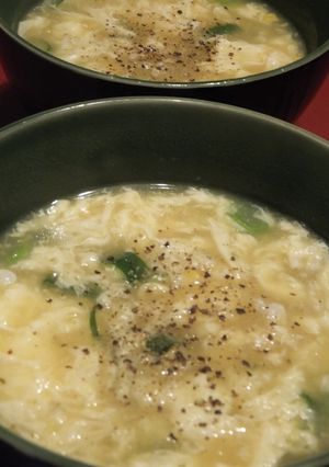ふっくら卵の中華風コーンスープ-レシピのメイン写真