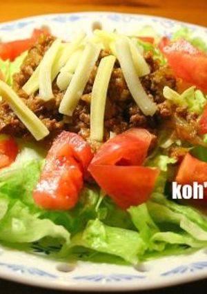 減塩・低たんぱく　【タコライス】-レシピのメイン写真