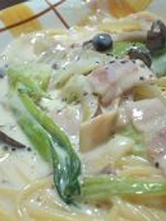 牛乳たっぷり!クリームパスタ。-レシピのメイン写真