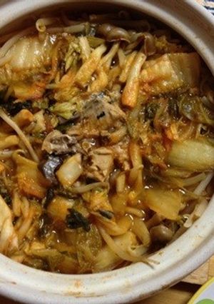 鯖水煮缶deキムチ鍋-レシピのメイン写真