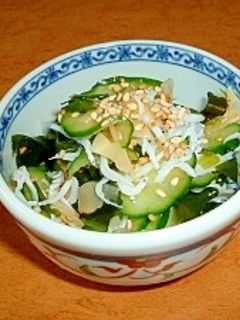 ガリを使って簡単 酢の物-レシピのメイン写真