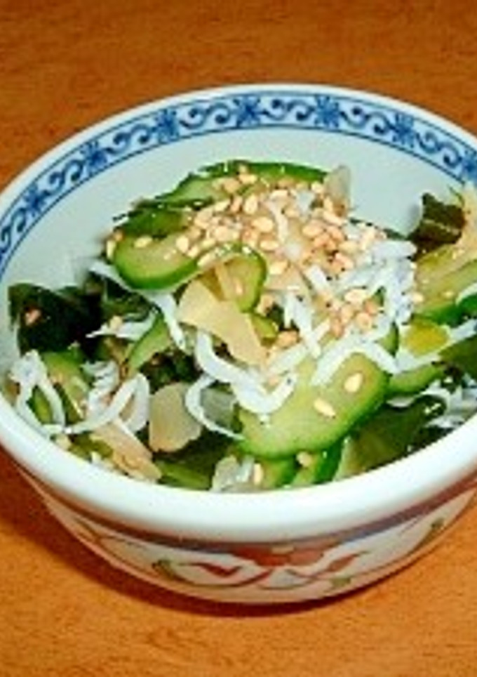 ガリを使って簡単　酢の物-レシピのメイン写真