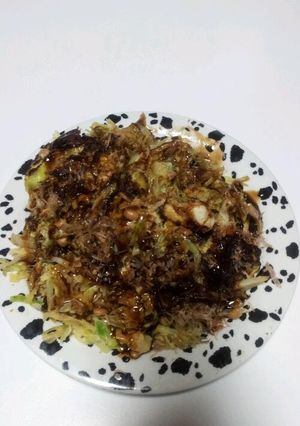 小麦粉で作るお好み焼き！-レシピのメイン写真