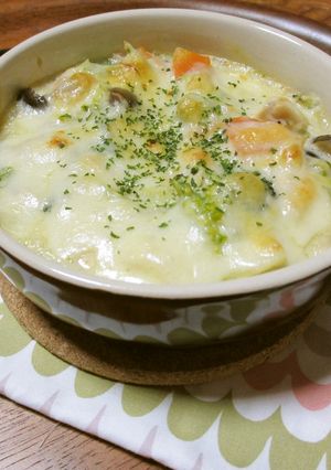春＊筍と新玉葱の和風ｸﾞﾗﾀﾝ-レシピのメイン写真