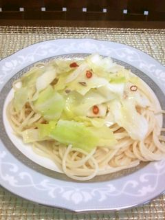 キャベツとアンチョビのペペロンチーノ☆-レシピのメイン写真