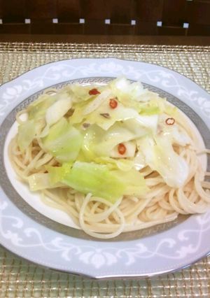 キャベツとアンチョビのペペロンチーノ☆-レシピのメイン写真