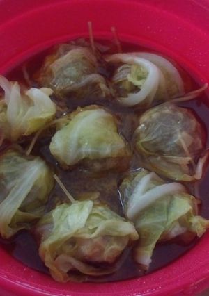 レンジdeプチロールキャベツ♪-レシピのメイン写真