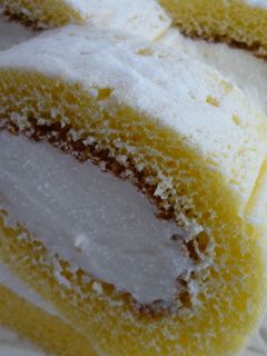 ふわふわ☆プレーンロールケーキ-レシピのメイン写真