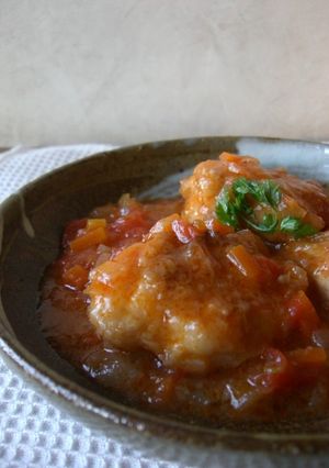 鶏肉のトマト煮込み-レシピのメイン写真