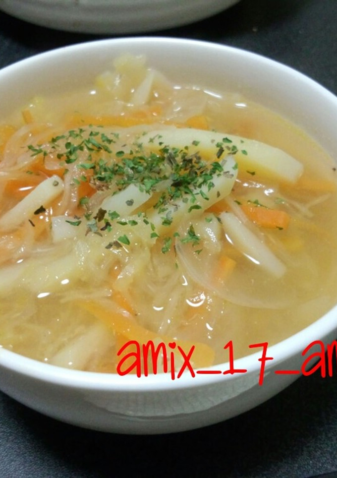 ＊我が家の簡単野菜スープ＊-レシピのメイン写真