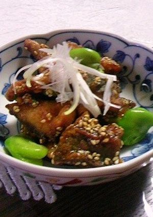 鯵のゴマ味噌あえ-レシピのメイン写真