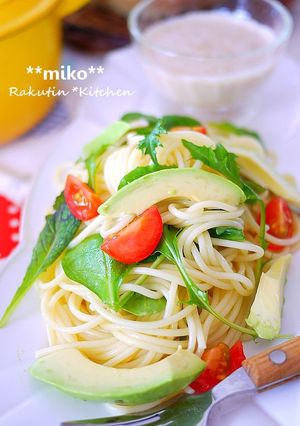 温＆冷製パスタ♪ツナソースのつけスパ-レシピのメイン写真