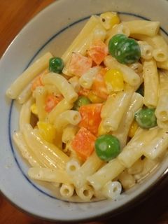 お弁当に♪包丁いらず!簡単マカロニサラダ-レシピのメイン写真