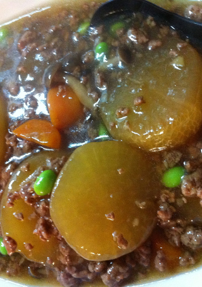 大根と挽肉のトロ旨煮-レシピのメイン写真