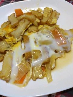 さつまあげと野菜の卵とじ♪-レシピのメイン写真