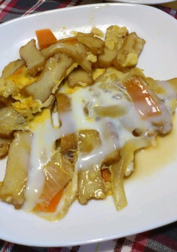さつまあげと野菜の卵とじ♪-レシピのメイン写真