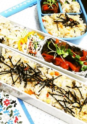 塩麹使用♪鶏ひき肉ときのこの生姜ごはん-レシピのメイン写真