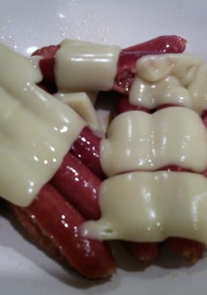 簡単にチョリソーのチーズ焼き-レシピのメイン写真